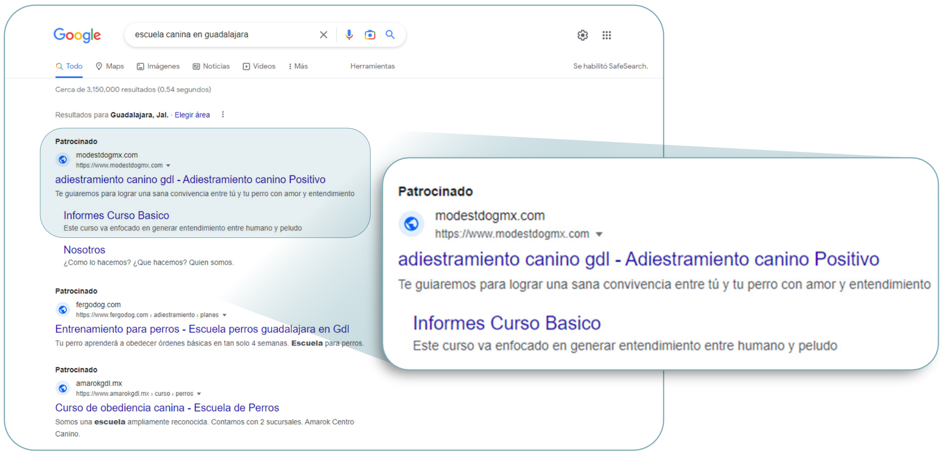 Google Ads en el SERP